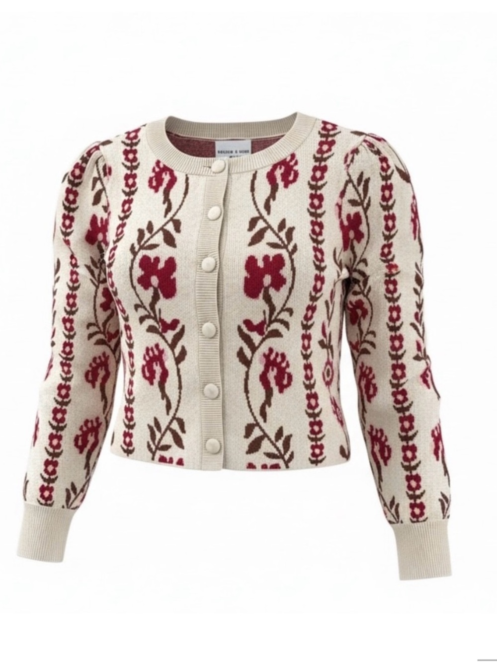 Willow and Wind Floral Cardigan Sweater, NWOT